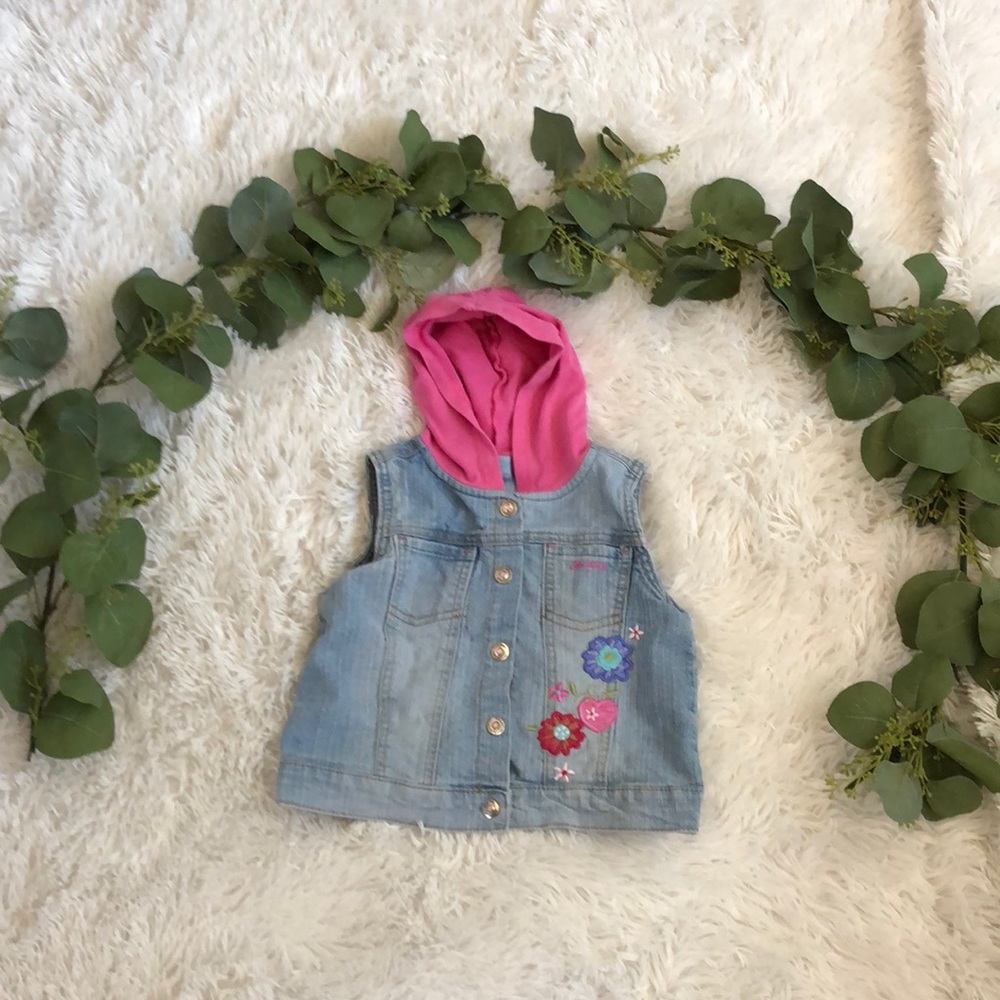 Skechers Embroidered Denim Vest